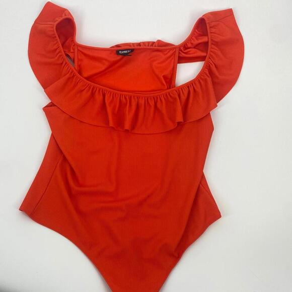 Express Other - Express Ruffled Bodysuit- XL